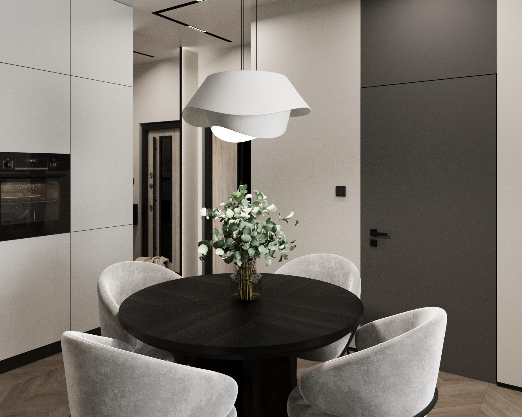 Projekt wnętrza mieszkania 38 m² – VM Projekt